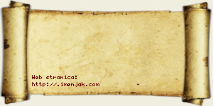 Jasmina Karađorđević vizit kartica